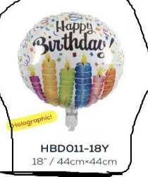 18" Inflatable Birthday Balloon