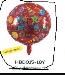 18" Inflatable Birthday Balloon