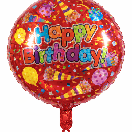 18" Inflatable Birthday Balloon-Birthday Hats