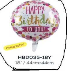 18" Inflatable Birthday Balloon