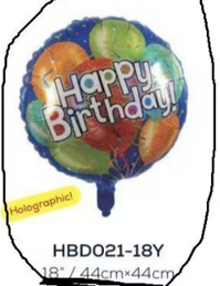 18" Inflatable Birthday Balloon