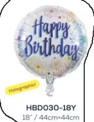 18" Inflatable Birthday Balloon