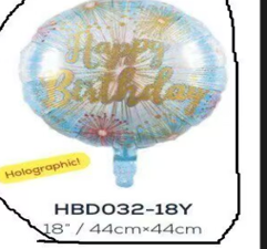 18" Inflatable Birthday Balloon
