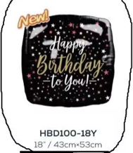 18" Inflatable Birthday Balloon