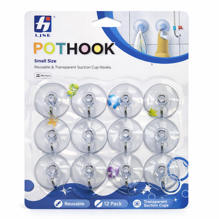 Suction hooks-12 pk