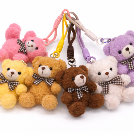 Mini Teddy Bear Hanging Plush Toy - Mix Color