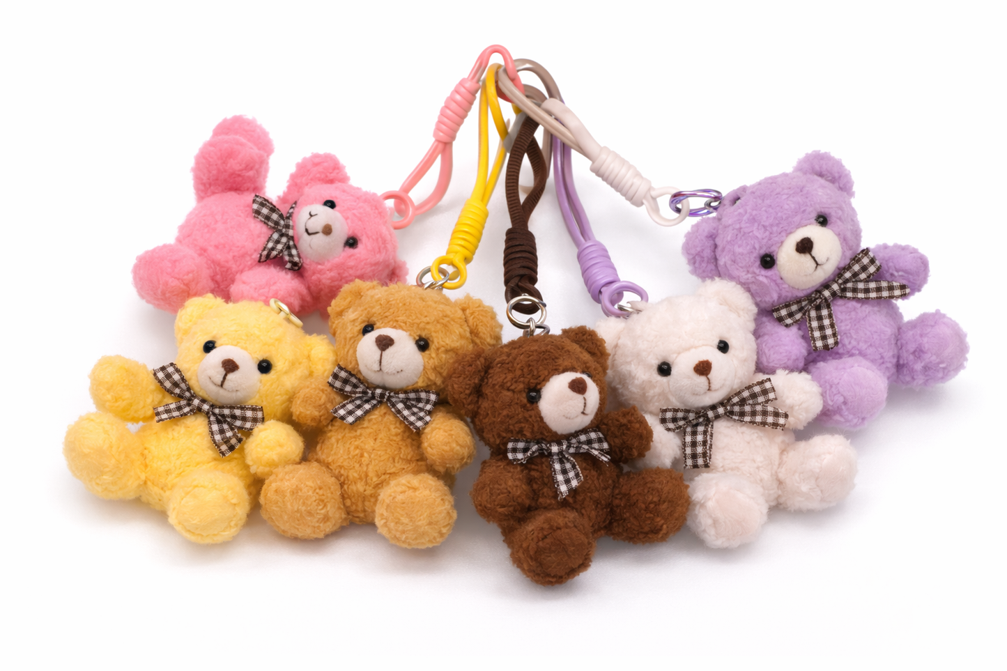 Mini Teddy Bear Hanging Plush Toy - Mix Color