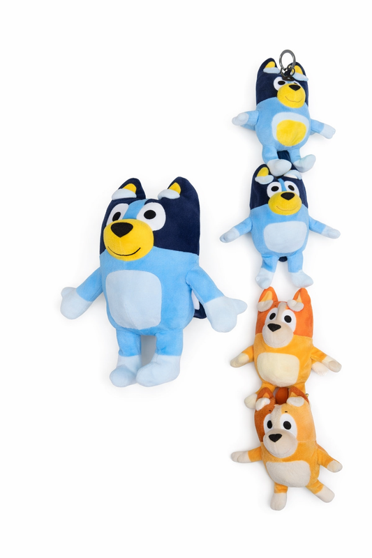 Bluey Plush Hanging Toy Set - Mix Color
