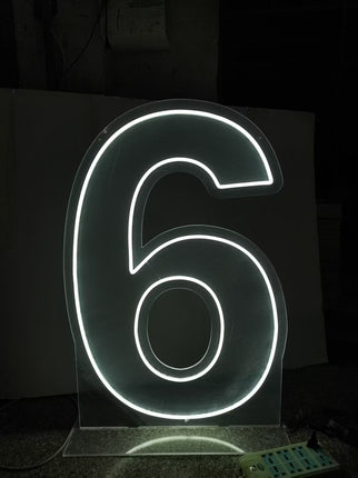 Led Numbers - 60 x 40 cm
