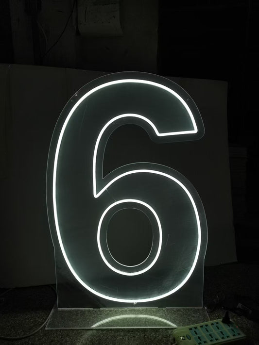 Led Numbers - 60 x 40 cm