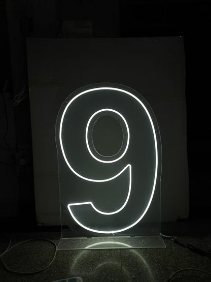 Led Numbers - 60 x 40 cm