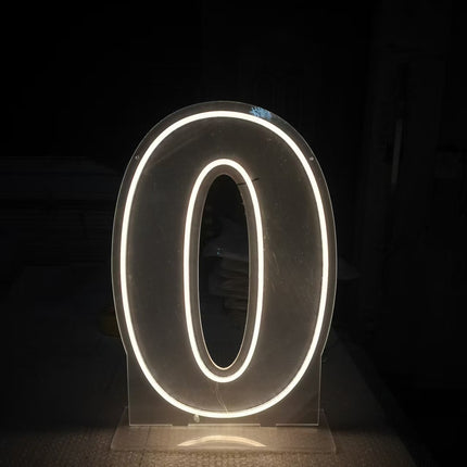 Led Numbers - 60 x 40 cm