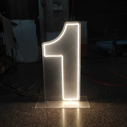 Led Numbers - 60 x 40 cm