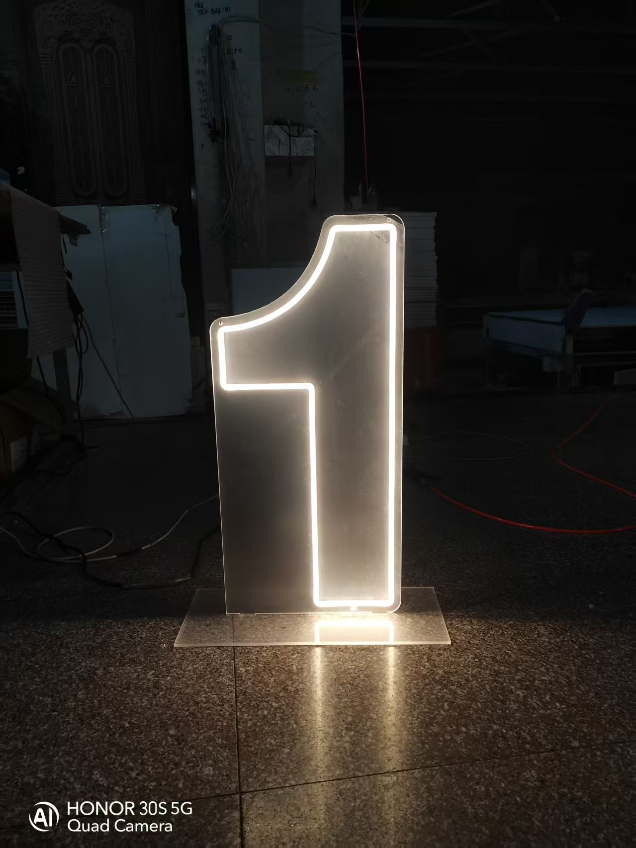 Led Numbers - 60 x 40 cm
