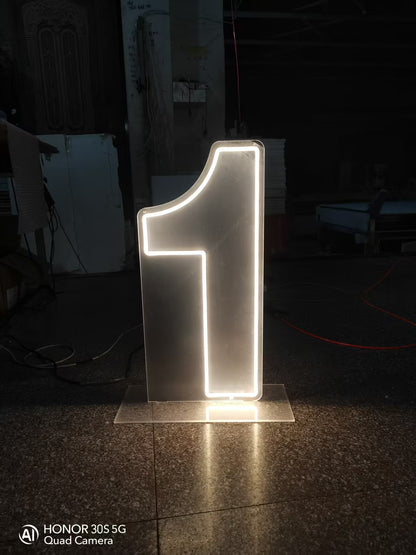 Led Numbers - 60 x 40 cm