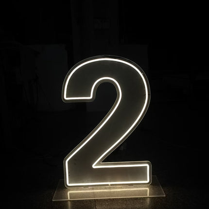 Led Numbers - 60 x 40 cm