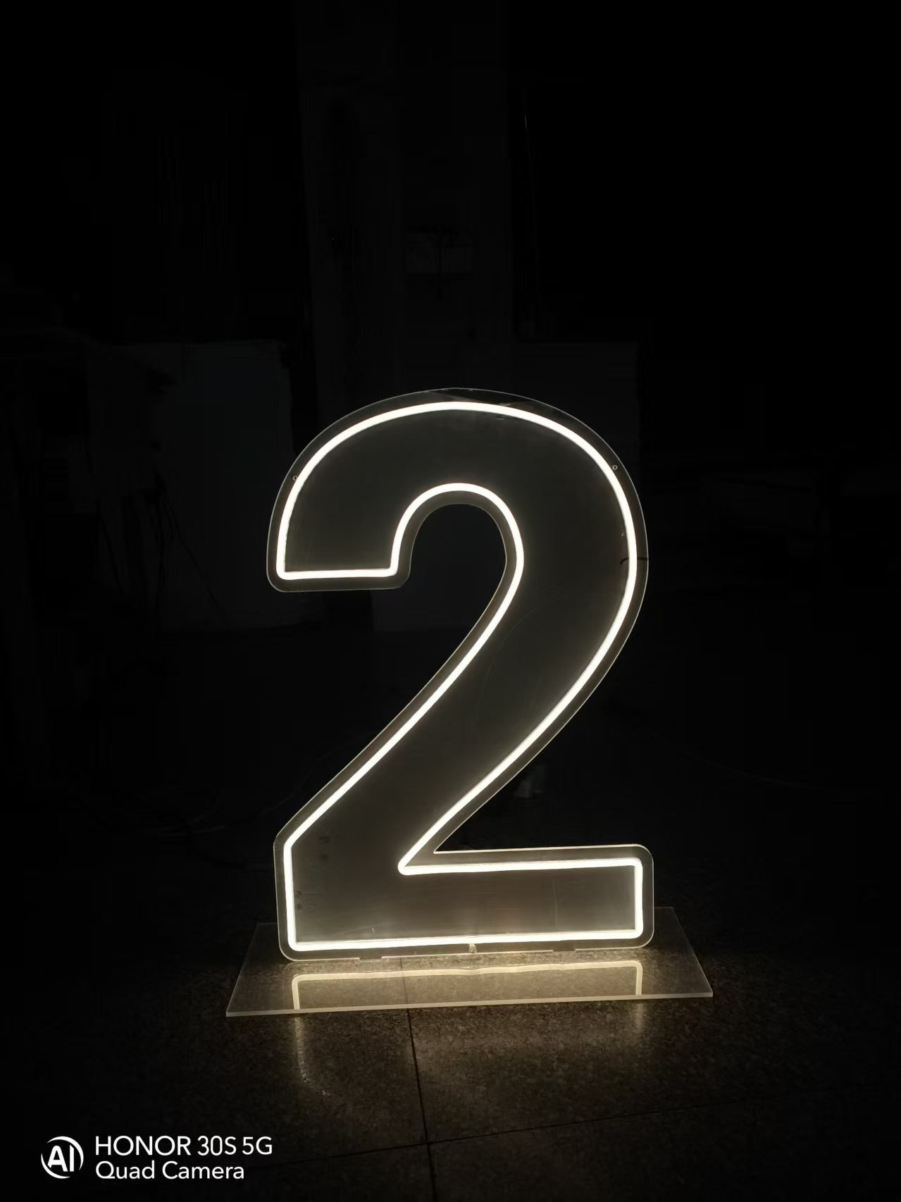 Led Numbers - 60 x 40 cm