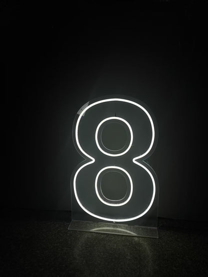 Led Numbers - 60 x 40 cm