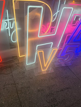 Led Numbers - 60 x 40 cm