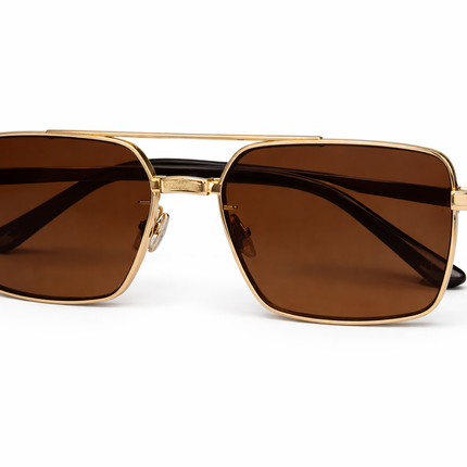 Vintage Square Frame Sunglasses with UV Protection for Men & Women