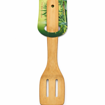 Bamboo Slotted Spoon(62)-30cm