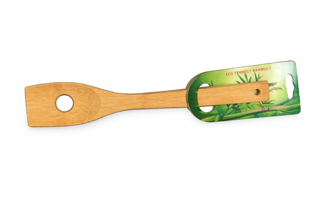 Bamboo Laddle with hole - 30 cm