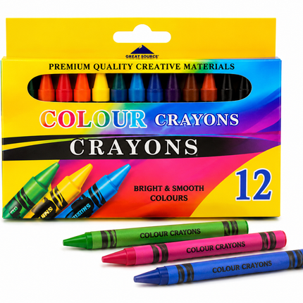 12ct Color crayons