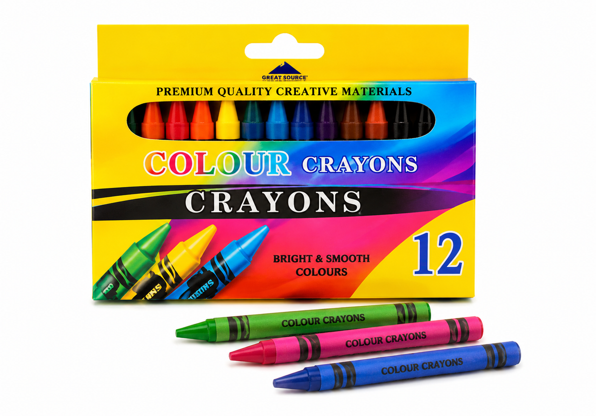 12ct Color crayons
