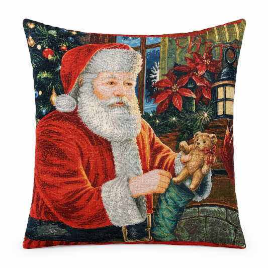 Christmas Santa Claus Decorative Throw Pillow Cover 45 x 45 cm
