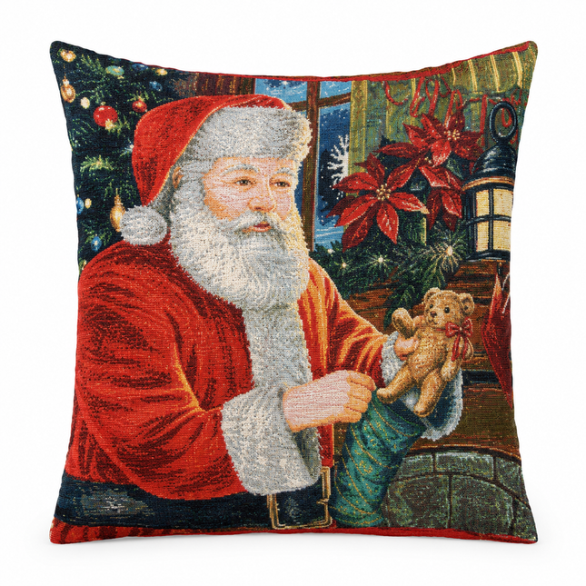 Christmas Santa Claus Decorative Throw Pillow Cover 45 x 45 cm