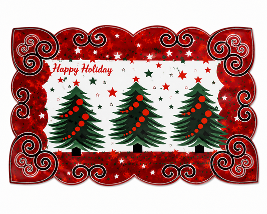 Festive Christmas Table Mat 28 x 42 cm