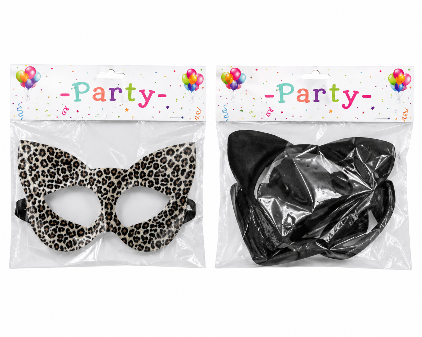 Leopard Print Cat Eye Party Mask – Costume & Masquerade Accessory