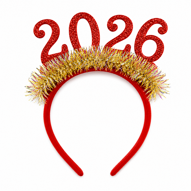 2026 Glitter Christmas Headband