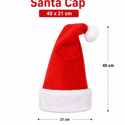 Classic Red Santa Hat 40 x 21 cm