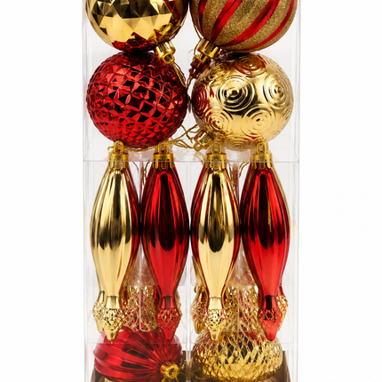Christmas Red Ball Ornament - 25 cm