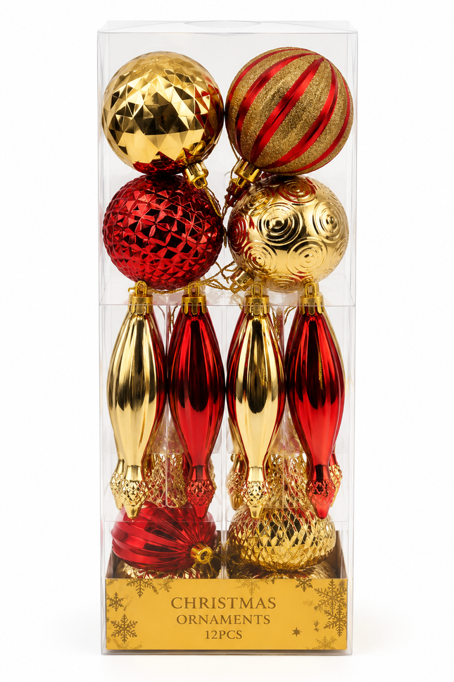 Christmas Red Ball Ornament - 25 cm