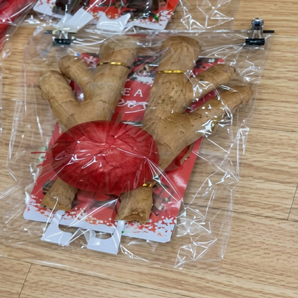 Christmas Reindeer Decoration Set 39 x 27 cm
