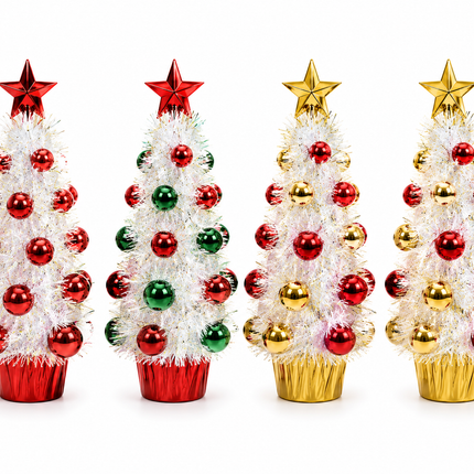 Christmas Tinsel Tree Set 40 cm