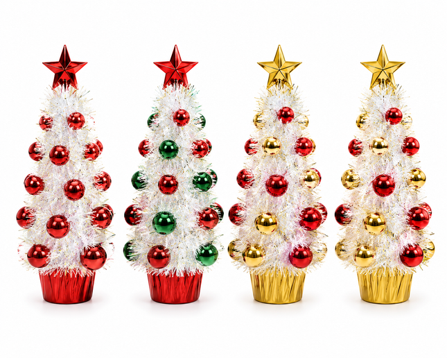 Christmas Tinsel Tree Set 40 cm