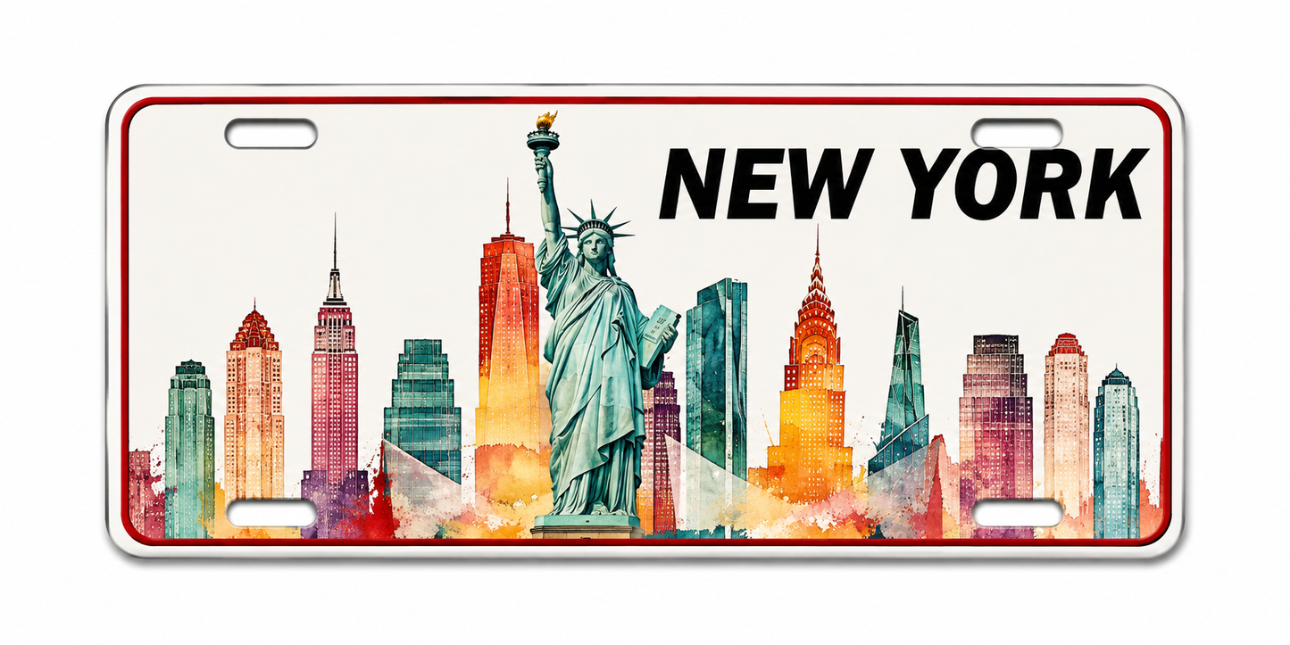 New York City Skyline Fridge Magnet – Statue of Liberty - 15*7.5cm