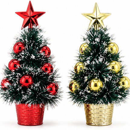 Christmas Tree with Ornaments 25 cm