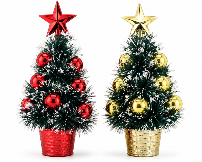 Christmas Tree with Ornaments 25 cm