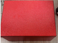 Red Rectangular Gift Box with Lid - 10 pcs set