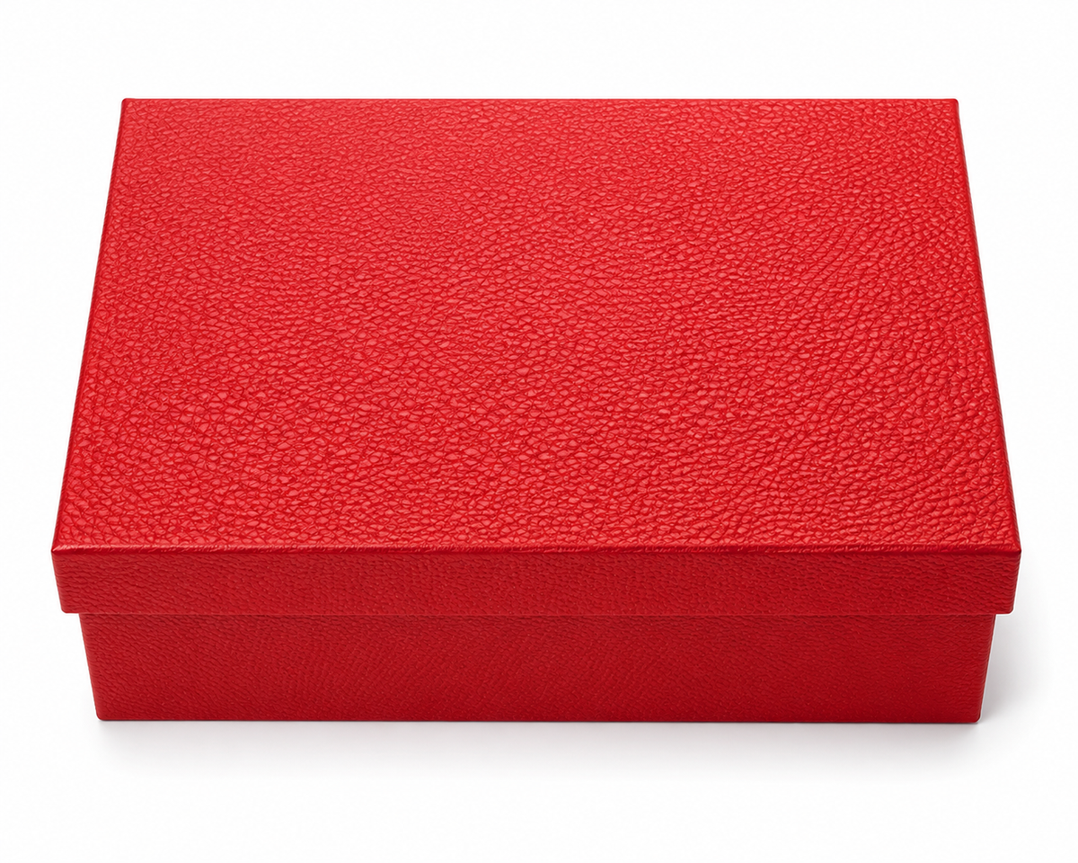 Red Rectangular Gift Box with Lid 10ct - 14.76*11.42*6.30"