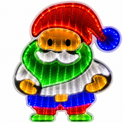 LED Christmas Santa Wall Decoration 30 cm