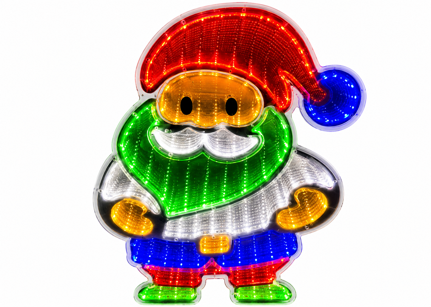 LED Christmas Santa Wall Decoration 30 cm