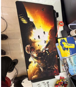 Tactical Warfare Large Gaming Desk Mat & Mouse Pad 80 x 30 cm