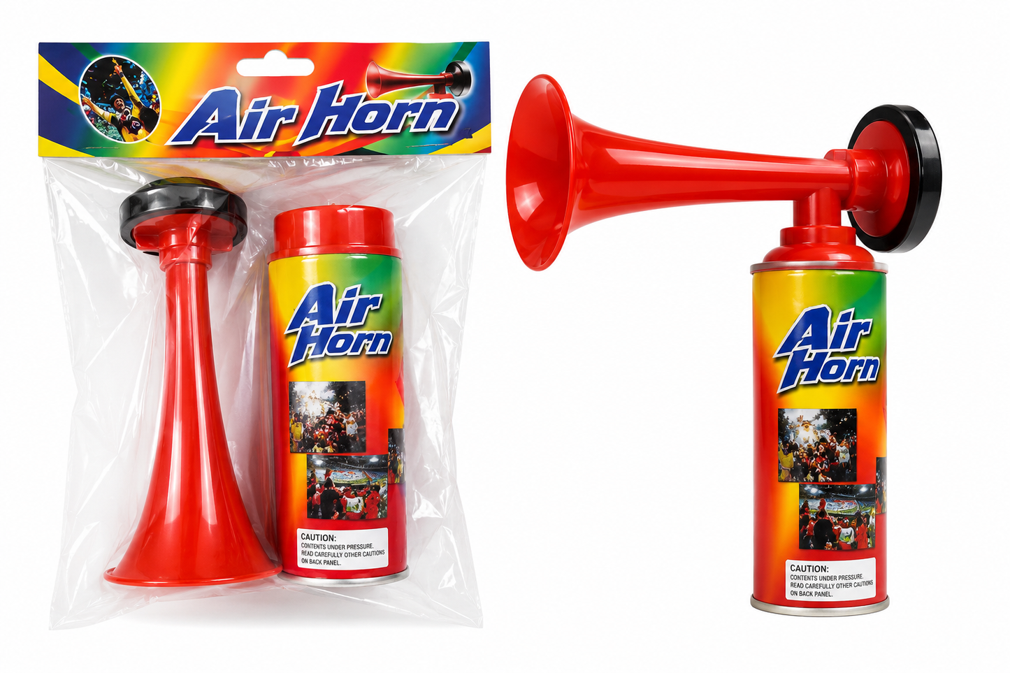 Air Horn with Aerosol Can