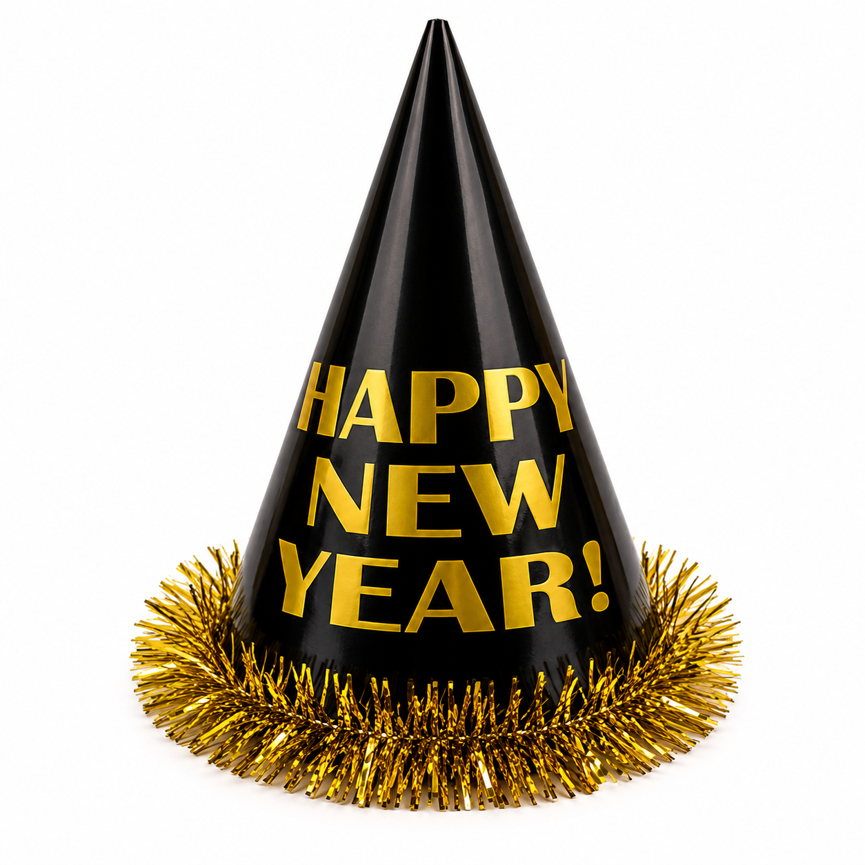 Happy New Year Cone Party Hat