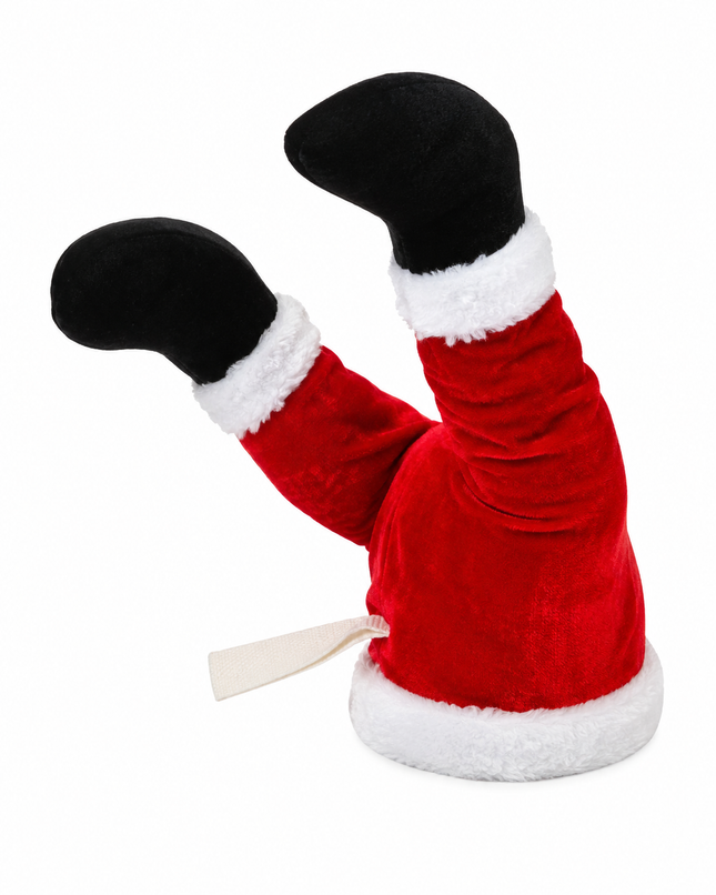 Santa Legs Christmas Tree Decoration 17 x 13 x 35 cm